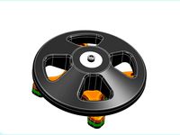 DELTA KOSSEL SPOOL HOLDER DOUBLE BALL BEARING by gianggio