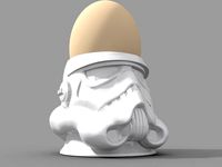 Stormtrooper Egg Cup by Legojeff