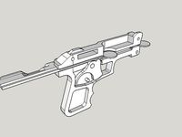 Rubber Band Powered Penny Shooter. by Reach3D_Nate_Rogers