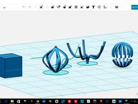 Autodesk 123D Design: Circular and Odd Shape Cages [ 818pm ] by ivanhoeeewu