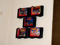 Sega Genesis Game Wall Hangers - Modular - Stackable by tonyyoungblood