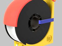 All-in-One Makerbot Filament Holder by joeystoll42