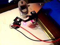 Laserpointer Mount für 40W (K40) CO2 Laser Cutter by matzewob