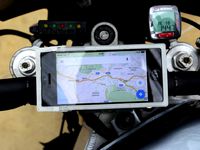 Motocycle holder for iphone 5-5s by tonio899