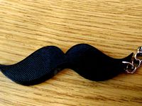 Handlebar Moustache Keychain by Arastu2