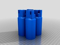 100mm tall round feet for CTC/MakerBot etc by AxMod3DPrint