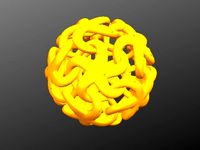 organic 12 connected starfish pendant by likya