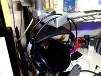 HeadPhone Holder for my Assembly Shelf by jonahl