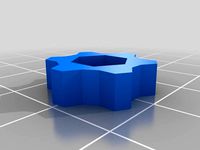 SMA connector knob (8mm) by 171MarsMaker