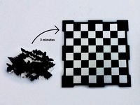 Glossy chessboard, easy to store. by LITHINES