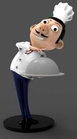 Chef Model for 3d print 3D Model