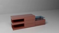 Modern desk 3D Model