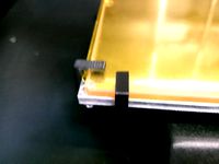 wanhao D4S hot bed clips 4mm glass by Cronm
