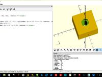 OpenSCAD: Cube Cylinder Hexagonal Nut - 29th Aug 2015 [ 1025pm ] by ivanhoeeewu