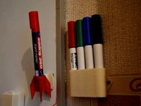 whiteboard marker wall mounting  by DarthCorvus