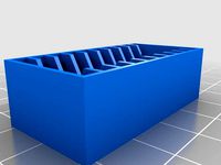 CR2032 button cell battery container by Quixotic