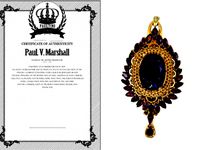 Victorian style necklace(pendant) by Paultini