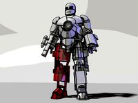 3.Right Leg of Iron man Mark 1 by JarvisWoo