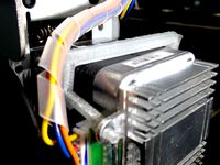 XYZ Da Vinci 1.0A - E-Stepper Heatsink Mount by fatmuffins