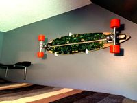 Longboard/ Skateboard Wall Mount by EvanF