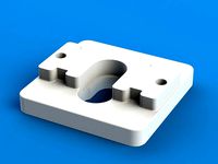 Hotend-mount for Sparkcube or other 50mm-mount by Skimmy