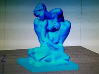 Crouching girl by speedtwin69