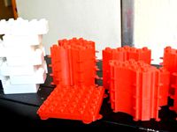 round bricks compatible with comercial lego duplo system by Zemciko