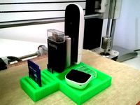 Sd, MicroSd and USB holder revision 2.0 by nikomkr