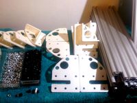 Modified corner side gussets for 10 series aluminum extrusions 1" square by Thump2010