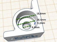 Modified Gantries for Ultimaker 2 Aluminum Extrusion 3D printer by dintid