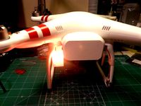 DJI Phantom 1.5 LED usb board external mount by M1nister