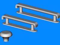 Kitchen/Bedroom Unit Handles by cabbageheart