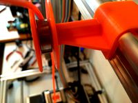 Filament Guide Clip On with Bearing and Lock (extra strength) by szeedijk