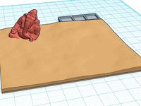 Kings of War regiment Base- Ancient Ruins Desert by Vitsika