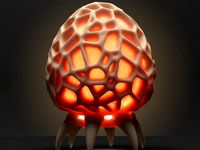 Young Сthulhu lamp by Markellov