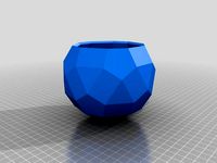 Geodesic - Polyhedron Planters or Containers by Lay3rWorks