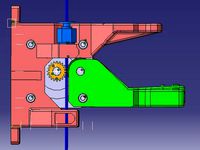 Dual Bowden Extruder e3d V6 für Hadron by cheffeundwackl