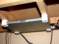 Macbook Pro Under Desk Mount by keitarusm