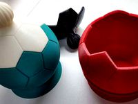 Soccer Ball Container by eduardobindi