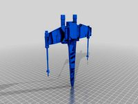 Star Wars X Wing Fighter Halves by Capaal