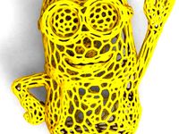 Happy Minion in stile Voronoi by 3DDEDCLUB