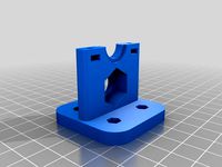 X carriage for J head Hotend with inductive proximity sensor E3D / Hexagon by zx81