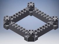 Tileable Sandcastle Molds by skater12