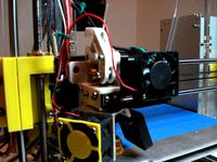 Z605 Prusa I3 Extruder Motor Fan Bracket by elwood127