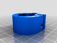 Kossel Mini 3mm Extruder with Rp 1/8th Bowden Push Fit by tobiaskornmayer