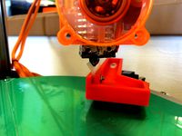 Servo driven nozzle wiper arm for delta printers by fjohn624