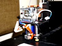 Printrbot Simple Metal E3D v6 Hot End Secure Fit Spacer by tonyyoungblood