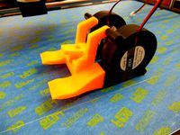 Rigidbot dual cooling fan mount by JP1