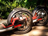 Full parts for DiskBrake Oxelo9 with 120mm diskbrake by kogotok555