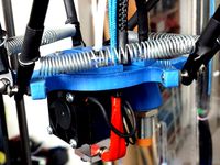 Reprap Rostock Modded parts - Bed probe carriage - Long Idlers - Belt tension - Ball links - E3D hot end - LJ12A3-4-Z/BY by sailorpete